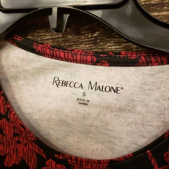 Rebecca Malone Mid Sleeve Pullover Top Size Small - Picture 3 of 6